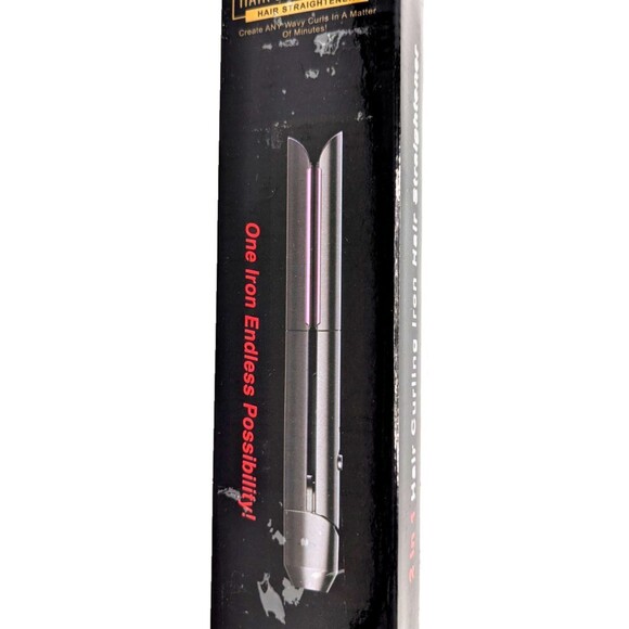 2 in 1 Hair Straightener and Curling Iron – Model MDJZ-802 – Dual Voltage – NWT - Picture 2 of 2